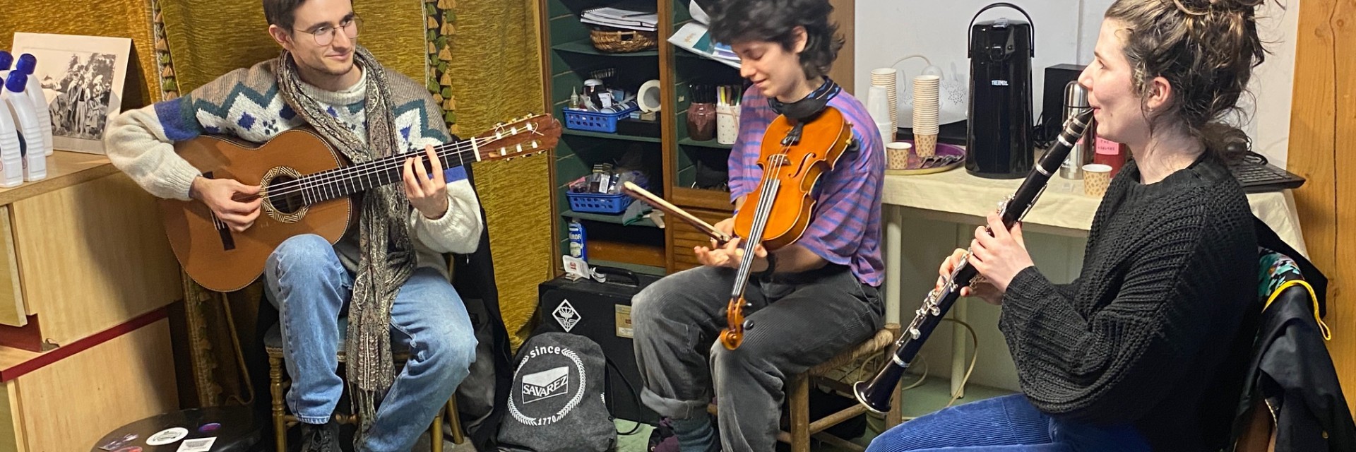 Bannière de la page La fête du violon s'invite à la luzy'clerie ! de l'EBE du Pays Luzycois