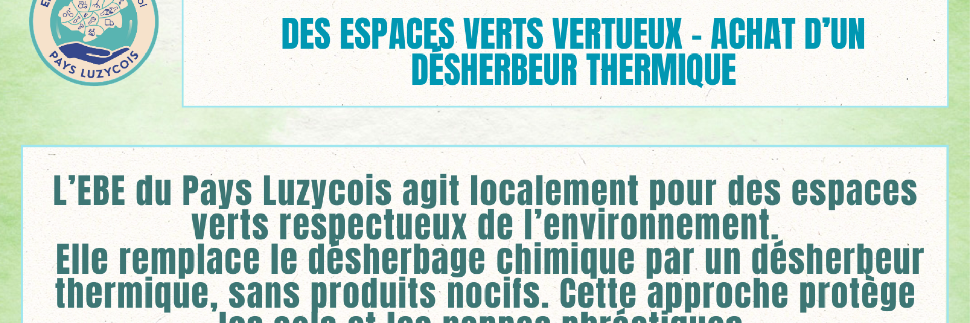 Bannière de la page On compte sur vous ! de l'EBE du Pays Luzycois