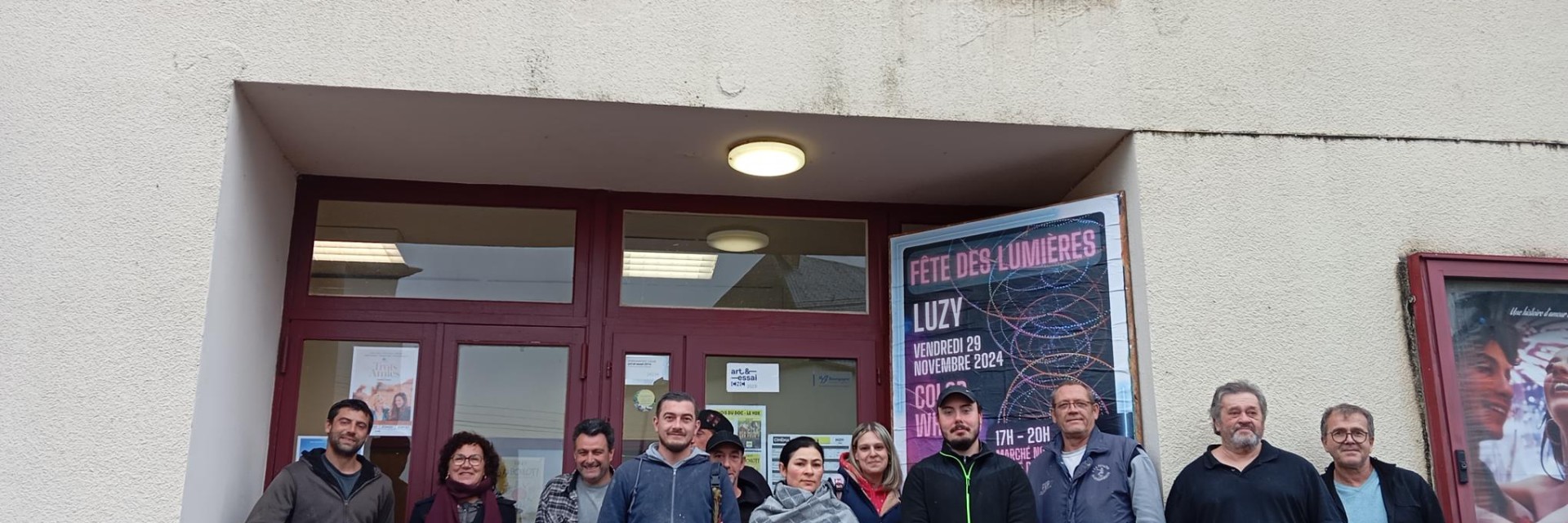 Bannière de la page Tous au cinéma ! de l'EBE du Pays Luzycois