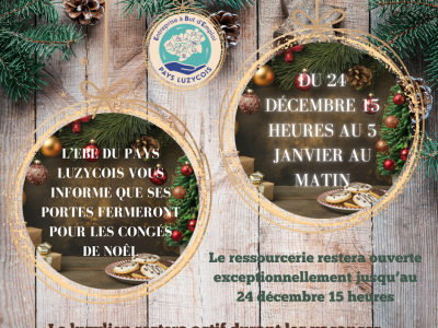 Image de l'actualité Fermeture congés d'hiver