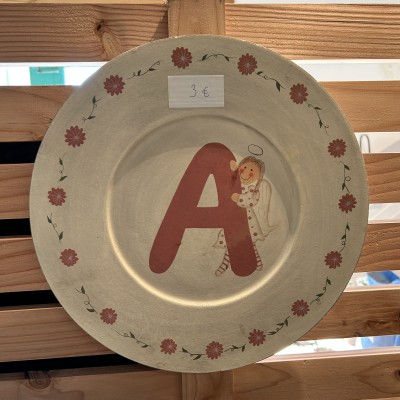 Image du produit Assiette décorative chambre d'enfant en carton maché