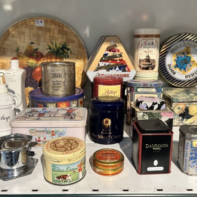 Image du produit Ensemble de boites décoratives et publicitaires en métal