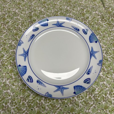 Image du produit Lot petites assiettes décor coquillages