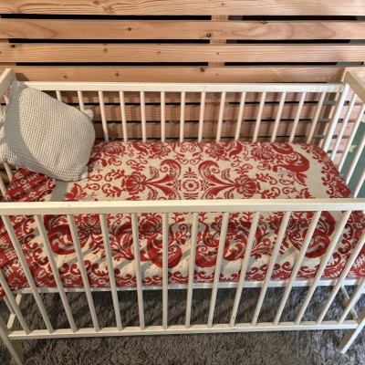 Image du produit Lit bébé à barreaux en bois